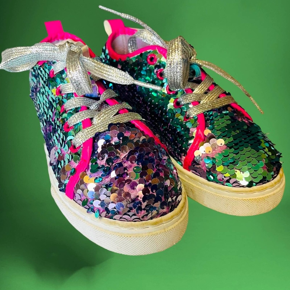 JoJo Siwa Sequins Rainbow Tennis Shoes